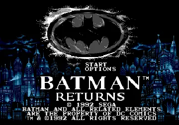 Batman Returns (World) screen shot title